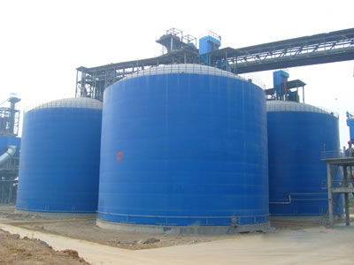 九江水泥钢板库改造